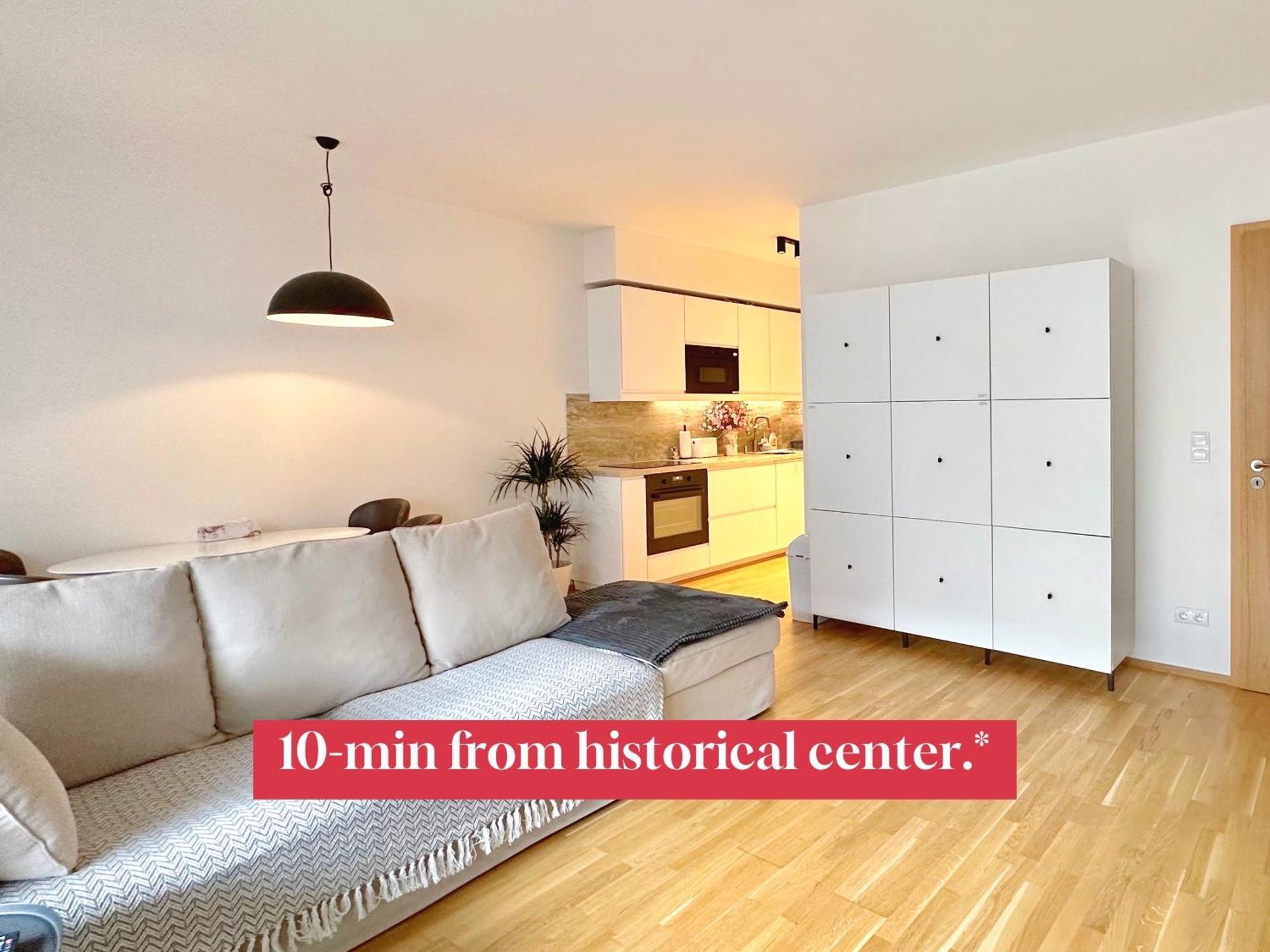 Apartment With Free Parking In Prága Kültér fotó